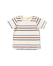 Load image into Gallery viewer, ringer tee - americana stripe