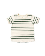 Load image into Gallery viewer, ringer tee - triple stripe golf green