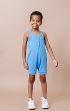 Load image into Gallery viewer, short tank romper - lake