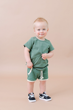 Load image into Gallery viewer, french terry retro short - green heather