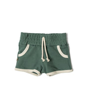 Load image into Gallery viewer, french terry retro short - golf green