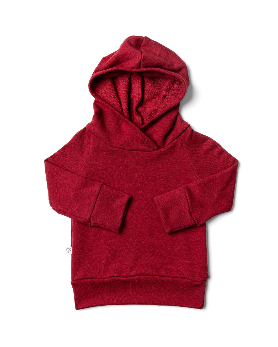 trademark raglan hoodie - candy apple