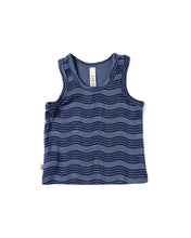 Load image into Gallery viewer, rib knit tank top - wavy lines