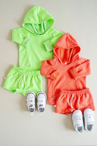 boy shorts PREORDER - neon green