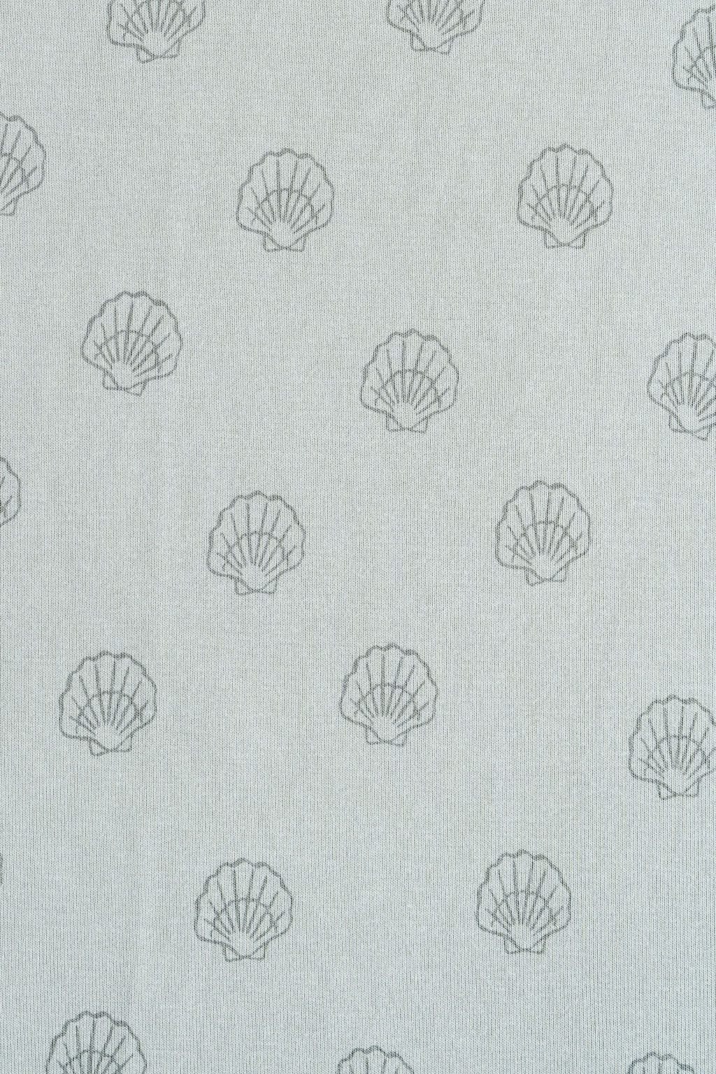 rib knit tee - seashells
