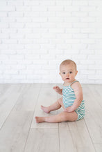 Load image into Gallery viewer, rib knit bloomers - aqua stripe