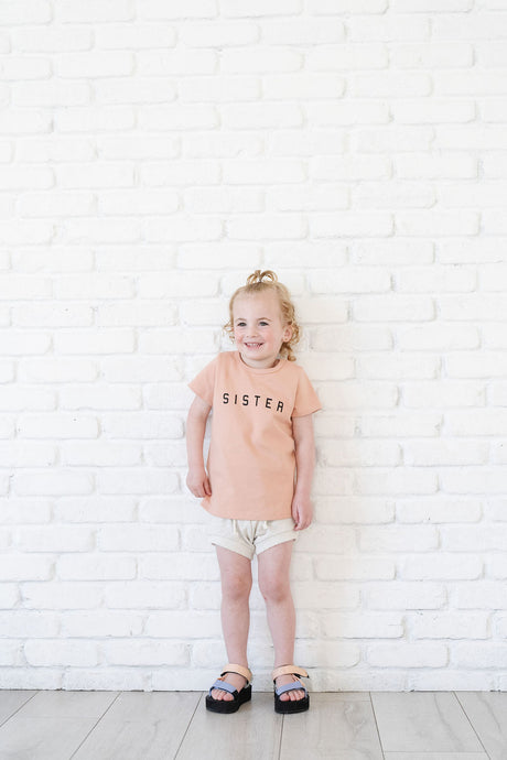 basic tee - sister on desert sand