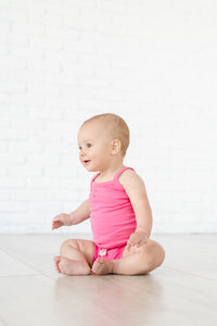 rib knit camisole - punch