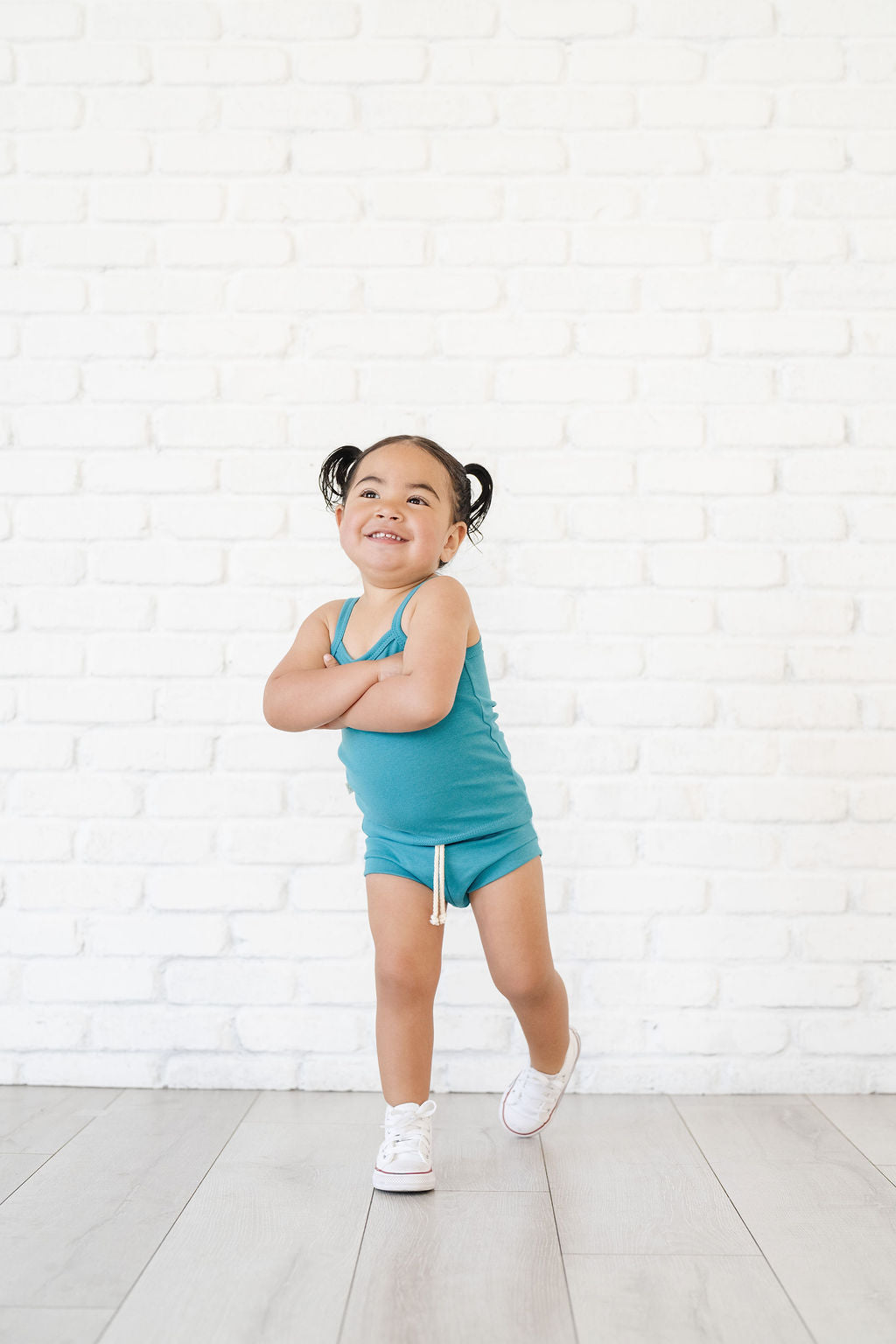 rib knit bloomers - aruba