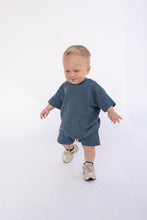 Load image into Gallery viewer, rib knit boy short set - bering sea