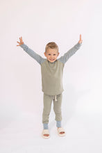 Load image into Gallery viewer, rib knit pant - willow - dusty blue