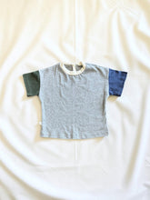 Load image into Gallery viewer, colorblock boxy tee - cream
