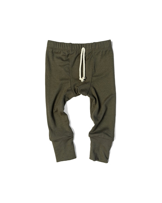 rib knit pant - fraser fir