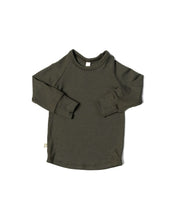 Load image into Gallery viewer, rib knit long sleeve tee - fraser fir
