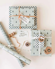 Load image into Gallery viewer, Petite Holiday Bundle - Wraps 24 Gifts  (&#39;Northwoods&#39; &amp; &#39;Painted Checkerboard&#39;)