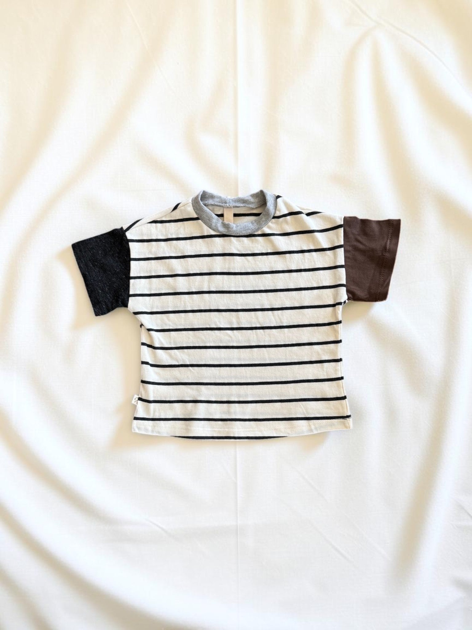 colorblock boxy tee - original stripe