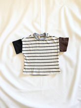 Load image into Gallery viewer, colorblock boxy tee - original stripe