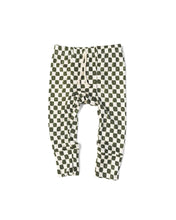 Load image into Gallery viewer, rib knit pant - painted checkerboard