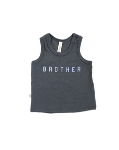 tank top - brother on slate