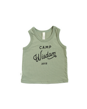 Load image into Gallery viewer, tank top - camp wisdom on fern