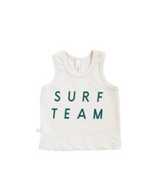 Load image into Gallery viewer, tank top - surf team on natural