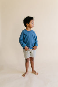 boy shorts - narrow gray stripe