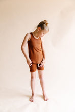 Load image into Gallery viewer, rib knit tank top - cognac