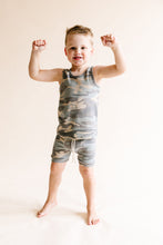 Load image into Gallery viewer, rib knit tank top - faded camo
