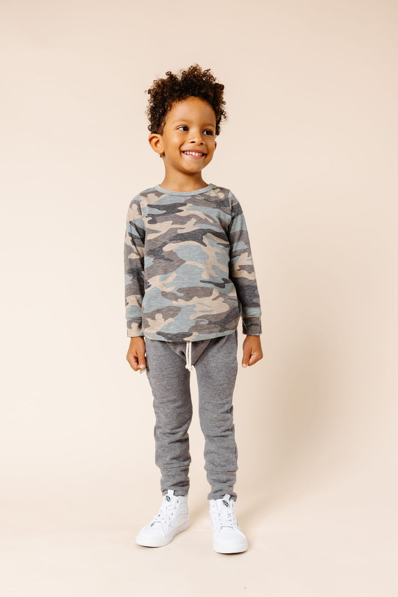 gusset pants - athletic gray – Childhoods Clothing