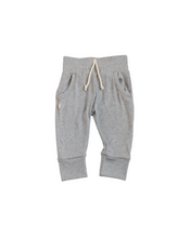 Load image into Gallery viewer, rib knit jogger - gray heather