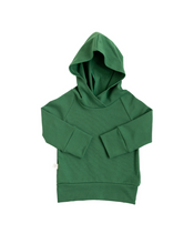 Load image into Gallery viewer, rib knit trademark hoodie - emerald