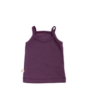 Load image into Gallery viewer, rib knit camisole - black plum