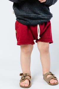 boy shorts - scarlet
