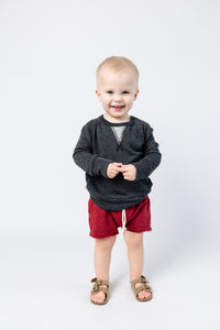 boy shorts CO- scarlet