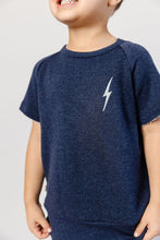 Load image into Gallery viewer, short sleeve crew - lightning patch on nautical
