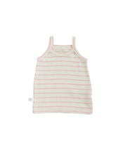 Load image into Gallery viewer, rib knit camisole - wide peony stripe