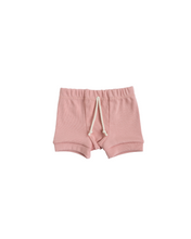 Load image into Gallery viewer, rib knit shorts - camellia