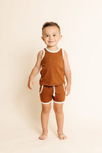 Load image into Gallery viewer, french terry retro short - cognac