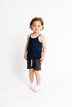 Load image into Gallery viewer, ringer tank top - passport blue