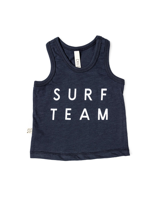 tank top - surf team on passport blue