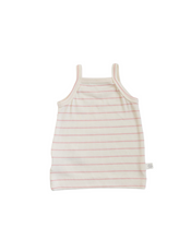 Load image into Gallery viewer, rib knit camisole - wide peony stripe