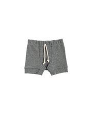 Load image into Gallery viewer, rib knit shorts - heather gray