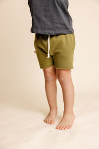 boy shorts - moss