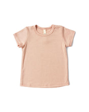 Load image into Gallery viewer, rib knit shorts - shell pink