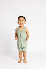 Load image into Gallery viewer, short tank romper - willow