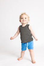 Load image into Gallery viewer, rib knit tank top - black stripe