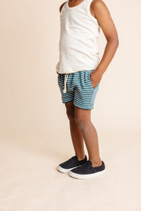 boy shorts - storm stripe