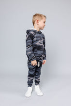 Load image into Gallery viewer, trademark raglan hoodie - black camo