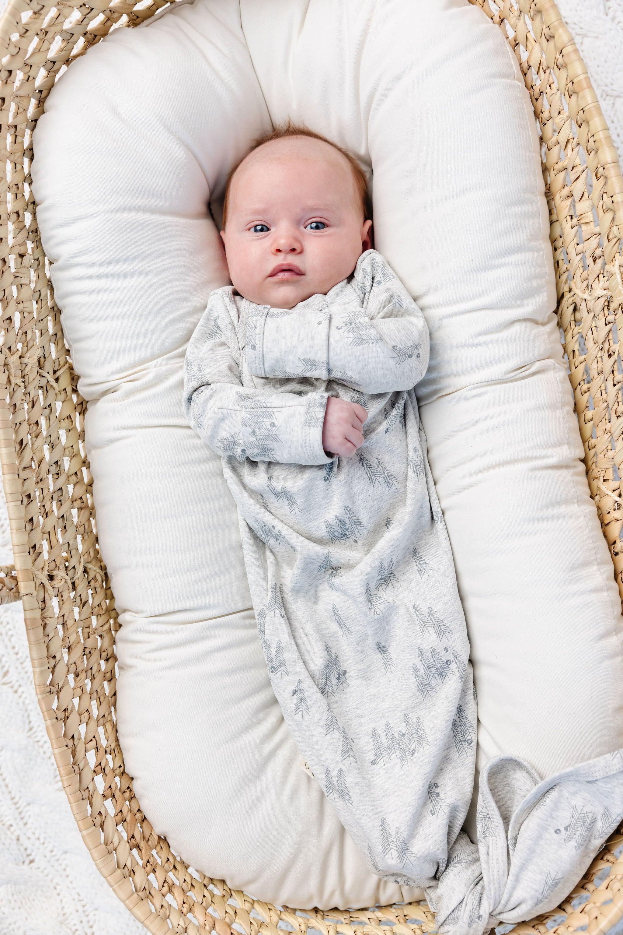 ribbed knotted sleeper CO - trees on pearl