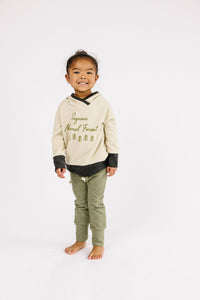 trademark raglan hoodie - sequoia on linen